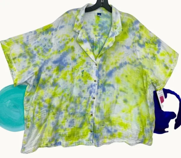 Playful Gauze Top 697 in Womens size 3XL